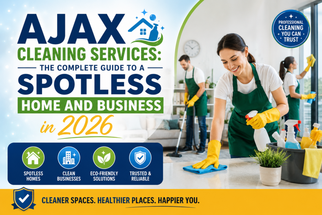 Ajax Cleaning Services: The Complete Guide to a Spotless Home and Business in 2026
